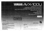Yamaha AVX-100U de handleiding