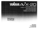 Yamaha AVX-20 de handleiding