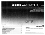 Yamaha AVX-500RS de handleiding