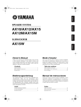 Yamaha AX12M Handleiding