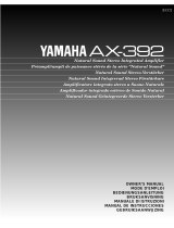 Yamaha AX-392 Handleiding