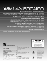 Yamaha AX-590 Handleiding