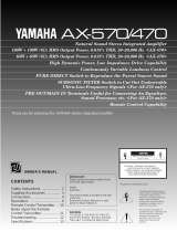 Yamaha AX-470 Handleiding