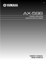 Yamaha AX-596 Handleiding