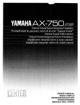 Yamaha AX-750 de handleiding