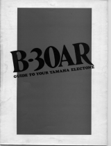Yamaha B-30AR de handleiding