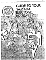 Yamaha BK-5 de handleiding