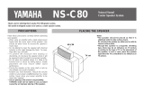 Yamaha NS-C80 de handleiding
