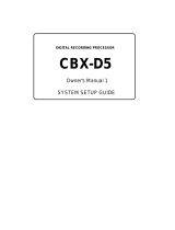 Yamaha CBX-D5 de handleiding