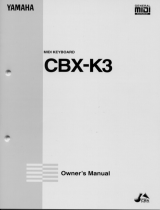 Yamaha CBX-T3 de handleiding