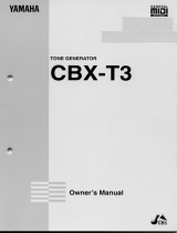 Yamaha CBX-T3 de handleiding