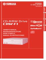 Yamaha CRW-F1 Handleiding