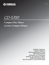 Yamaha CD-S700 de handleiding