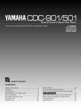 Yamaha CDC-501 Handleiding