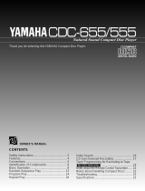 Yamaha CDC-555 Handleiding
