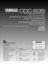 Yamaha CDC-635 Handleiding