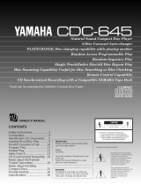 Yamaha CDC-645 de handleiding