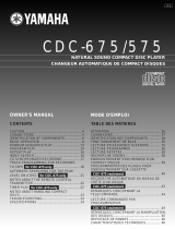 Yamaha CDC-575 Handleiding
