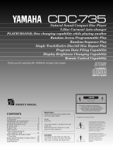 Yamaha CDC-735 de handleiding