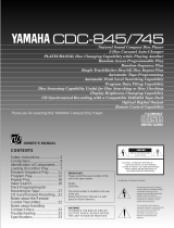 Yamaha CDC-845 Handleiding