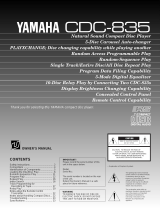 Yamaha CDC-835 de handleiding