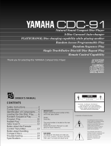 Yamaha CDC-91 Handleiding