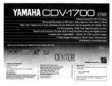 Yamaha CDV-1700 de handleiding