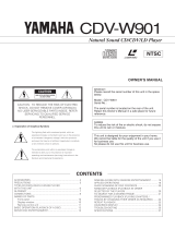 Yamaha CDV-W901 de handleiding