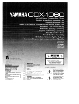Yamaha CDX1060 de handleiding