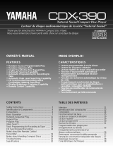 Yamaha CDX390 Handleiding