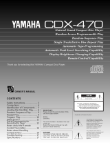 Yamaha CDX-470 Handleiding