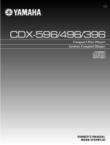 Yamaha CDX-396 Handleiding