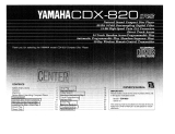 Yamaha CDX-820 de handleiding