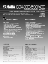 Yamaha CDX-490 Handleiding