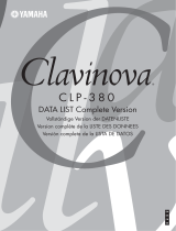Yamaha Clavinova CLP-380 Data papier