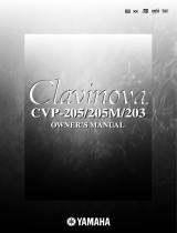 Yamaha Clavinova CVP- Handleiding