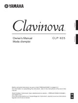 Yamaha CLP- 625 Clavinova de handleiding