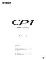Yamaha CP1 Data papier