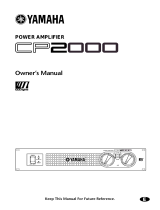 Yamaha CP2000 Handleiding
