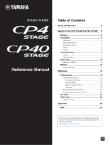 Yamaha CP40 Stage Handleiding