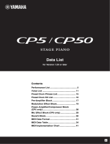 Yamaha CP50 Data papier