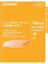 Yamaha CRW-F1UX Handleiding