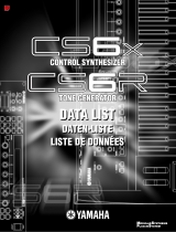 Yamaha CS6X Data papier