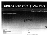 Yamaha MX-830 de handleiding