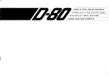 Yamaha D-80 de handleiding