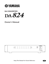 Yamaha DA824 Handleiding
