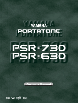 Yamaha PSR-730 Handleiding
