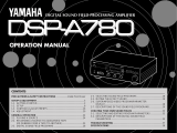 Yamaha DSP -A780 Handleiding