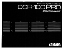 Yamaha DSR-100PRO de handleiding
