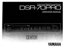 Yamaha DSR-70PRO de handleiding